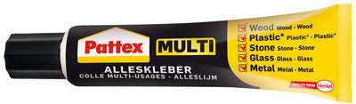 Pattex Alleslijm Multi, oplosmiddelvrij, tube van 50 g