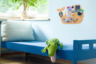 Beveiliging Korktafel SILHOUETTE Wal