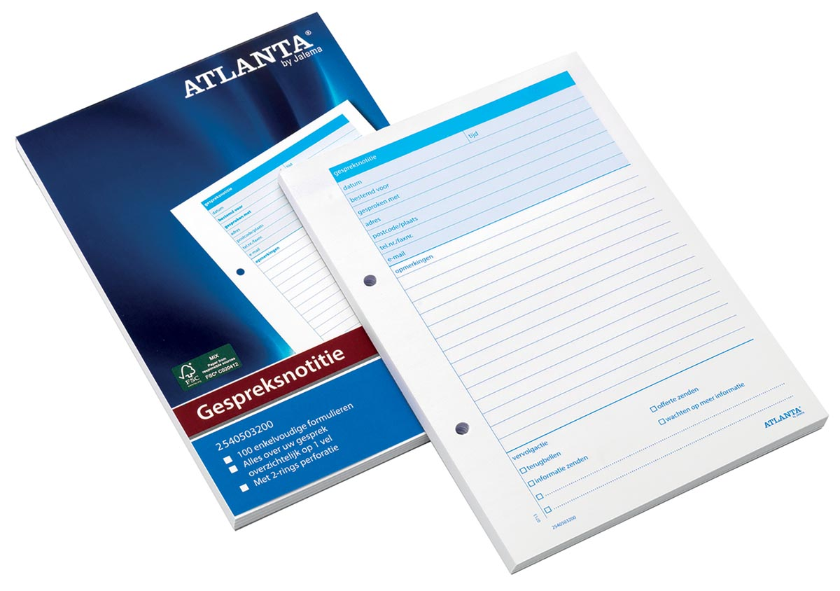 Atlanta by Jalema gespreksnotities ft 21 x 14,8 cm (A5)