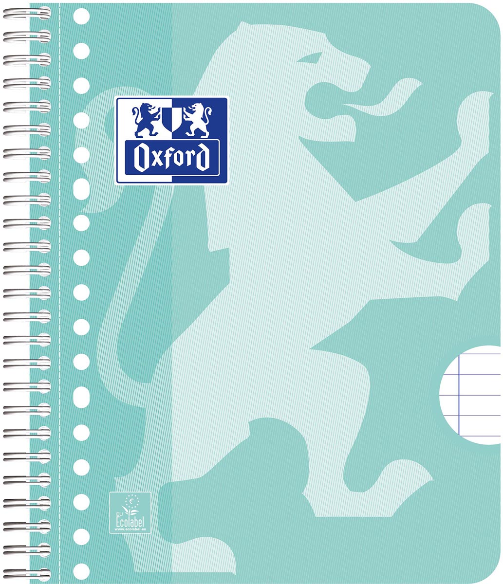Oxford SCHOOL collegeblok, ft A5+, 160 bladzijden, gelijnd, pak van 3 stuks, assorti