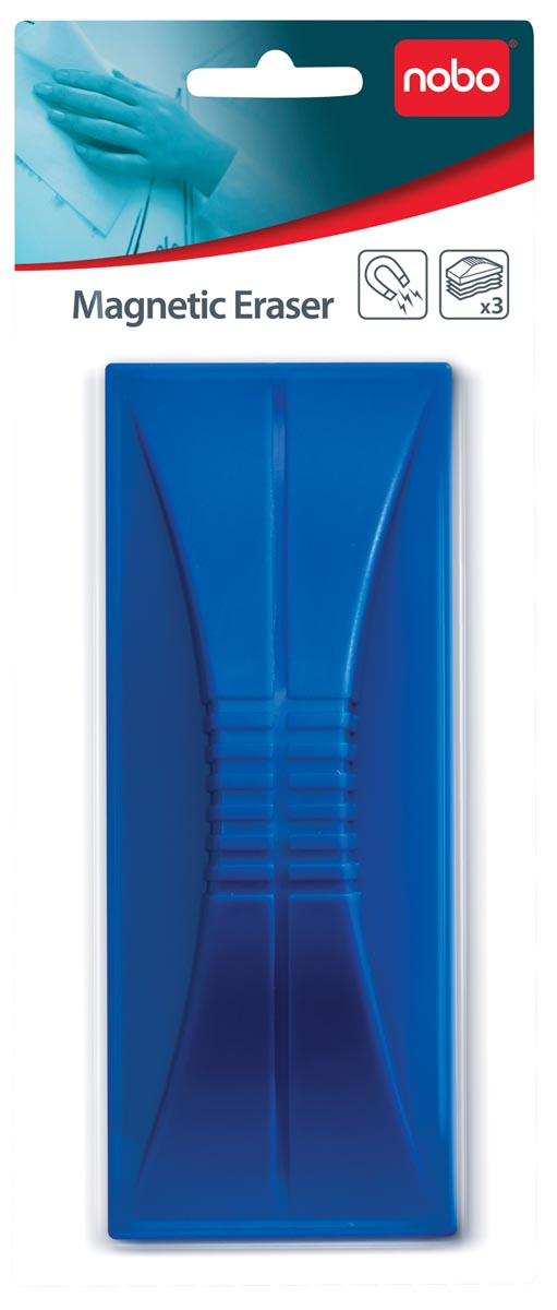 Nobo magnetische wisser blauw