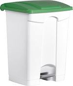 helit pedaalemmer de stap, 70 liter, wit/geel