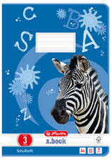 herlitz schriftenboek x.book, DIN A4, regel 1 / gelinieerd