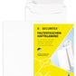 SECURITEX gevouwen enveloppe, B4, wit, zonder venster