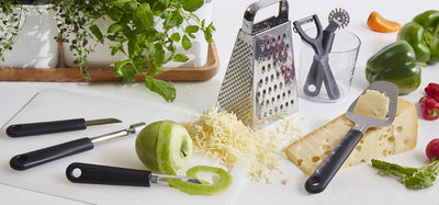 GastroMax kaasschaaf, zwart/roestvrij staal