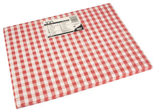PAPSTAR Placemat Vichy Check, (B)400 x (D)300 mm