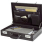 Alassio Attaché Case PONTE, imitatieleer, zwart