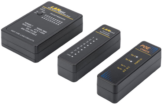 DIGITUS netwerk- en communicatiekabeltester, RJ45/BNC