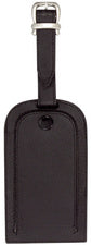 JSA bagagelabel, leer, zwart