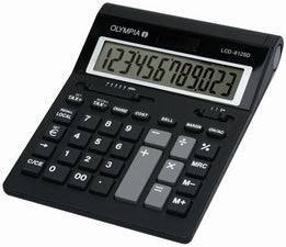 OLYMPIA Bureaurekenmachine LCD-612SD, 12-cijferig LCD-scherm