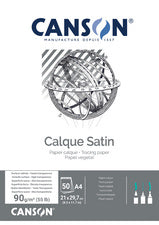 CANSON transparant schrijfblok, DIN A4, 90 g/m