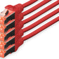 DIGITUS Patchkabel Kat. 6, S/FTP, 10,0 m, schwarz, 5er