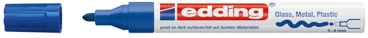 Edding glanslakmarker e-750 CR blauw