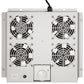 LogiLink dakventilatoreenheid, 4 ventilatoren, lichtgrijs (RAL7035)
