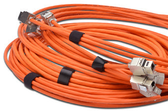 DIGITUS klittenband, 20 mm x 10 m, zwart