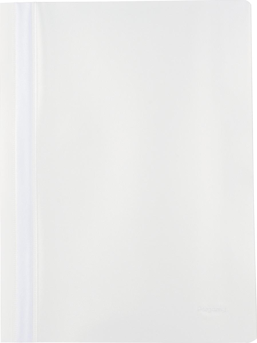 Pergamy snelhechtmap, ft A4, PP, pak van 25 stuks, wit