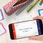 Oxford Flash 2.0 flashcard starterkit, gelijnd, A7, wit, pak van 80 vel