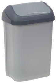 keeeper afvalbak swantje, 10 liter, antraciet / creme