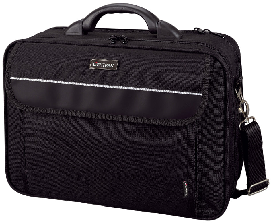 LiGHTPAK Notitieboekentas ARCO, polyester, zwart