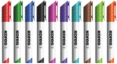 Kores Whiteboard & Flipchart Marker K MARKER, zwart