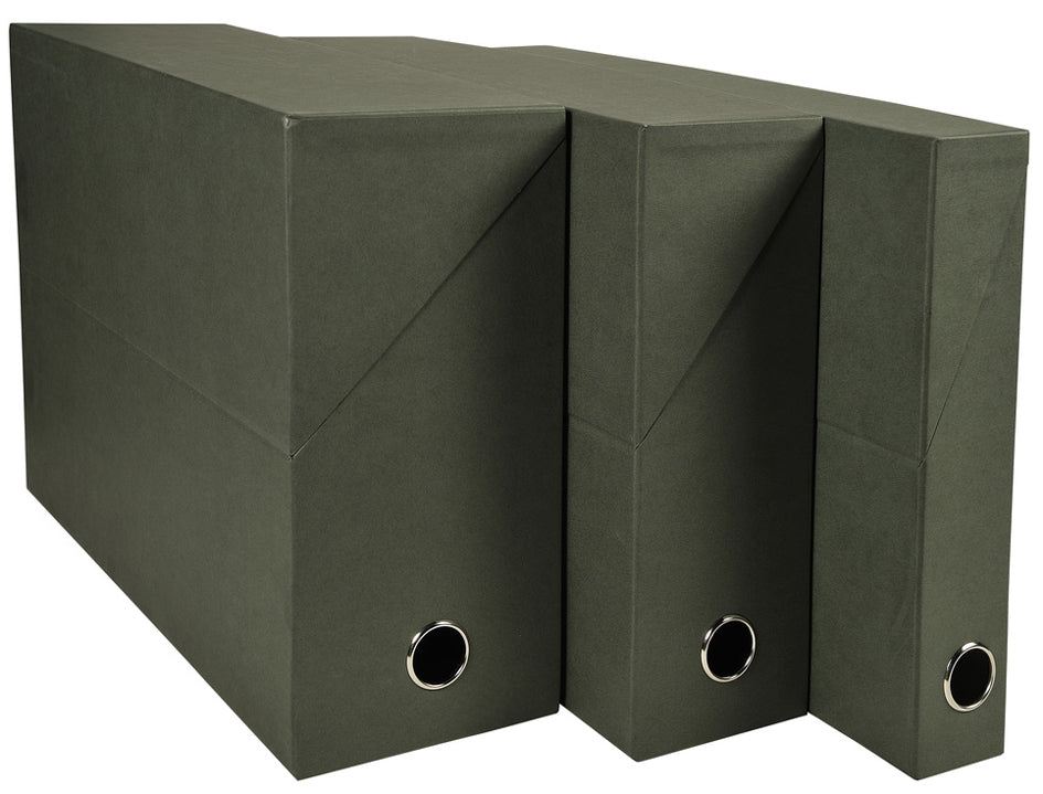 EXACOMPTA archiefdoos, DIN A4, karton, 90 mm, donkergroen