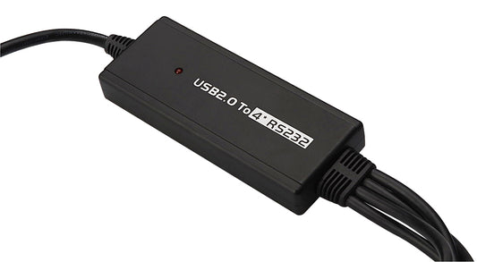 DIGITUS USB 2.0 - 4 x RS232 Adapterkabels, 1 MBit/Sec.