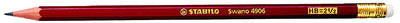 STABILO Swano potlood met gum, hardheidsgraad: HB