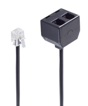 shiverpeaks BASIC-S Y-adapterkabel voor telefoonhoorn