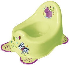 keeeper kids baby pot adam nijlpaard, wit met print
