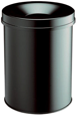 DURABLE SAFE papierbak, rond, 60 liter, grijs