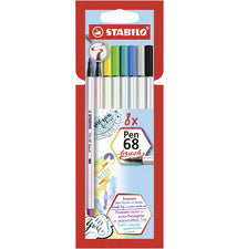 STABILO Penseelpen Pen 68 penseel, doos van 8