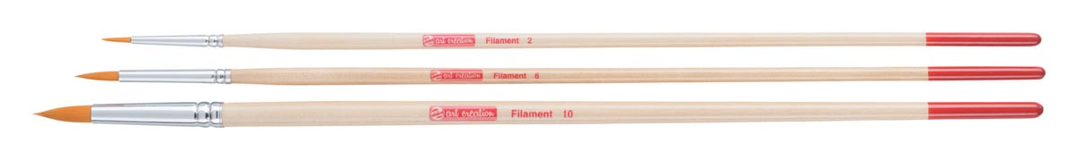 Talens Art Creation penselenset polyester rond, set met 3 penselen