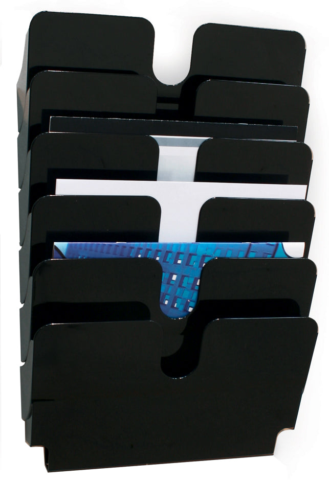 DURABLE Wandbrochurehouderset FLEXIPLUS 6, A4, 6 vakken