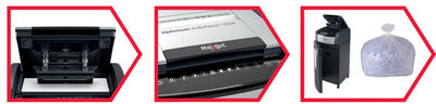 REXEL papiervernietiger Optimum AutoFeed 50X, 4 x 28 mm
