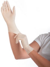 HYGOSTAR latex handschoen GRIP, XL, wit, poedervrij