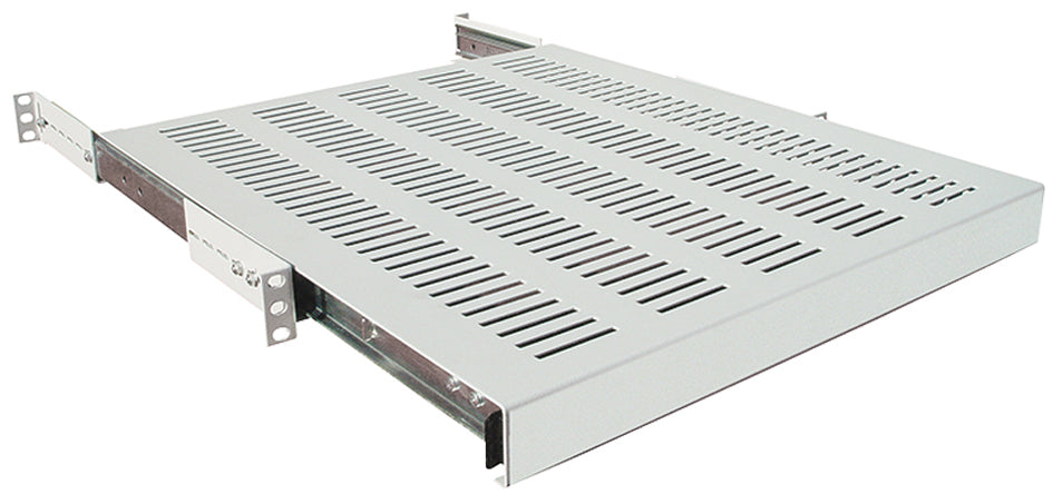 LogiLink 19 rek, 1 HE, uitschuifbaar, (D)400 mm, zwart