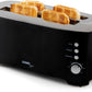 Domo Broodrooster B-Smart, voor 4 sneden brood, zwart