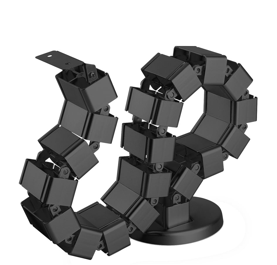 DIGITUS kabelmanagement kabelslang, kleur: zwart