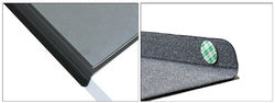 Onderlegger voor lopers DURELLA Flexoplan DS, grijs