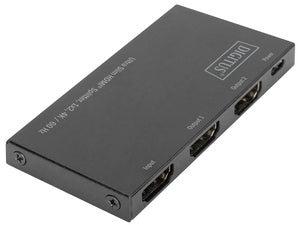 DIGITUS Ultra Slim HDMI Splitter, 1x2, 4K/60 Hz, zwart