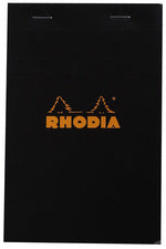 RHODIA Notizblock Nr. 14, 110 x 170 mm, kariert, schwarz