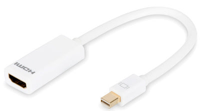 DIGITUS Adapterkabel, DisplayPort Mini - HDMI Type A, 0,15 m