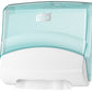 TORK single wipe dispenser voor reinigingsdoekjes, turkoois/wit