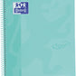 Oxford School Touch Europeanbook spiraalblok, ft A4+, 160 bladzijden, geruit 5 mm, pastel turquoise