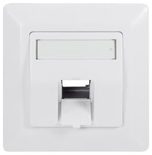 LogiLink inbouwdoos voor Keystone module, 1-voudig, signaal wit