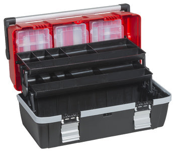 allit gereedschapskoffer McPlus Alu >C< 22, PP, rood/zwart