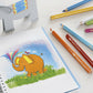 FABER-CASTELL driehoekige krijtjes Jumbo, doos van 12 stuks