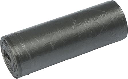 Deiss vuilniszak ft 50 x 60 cm, grijs, HDPE, rol van 50 stuks