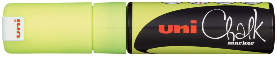 uni-ball krijtstift PWE-8K, neon geel, wigvormige punt
