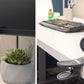 Scotch Hand Dispenser Clip & Twist, donkergrijs, op voorraad